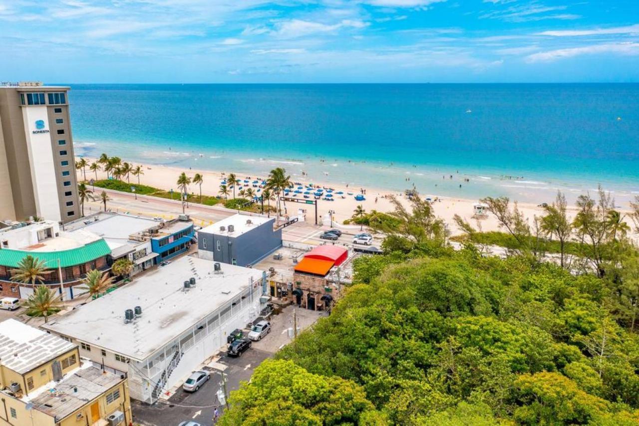 The Purple Pelican Beachfront With Ocean Balcony Unit 3 Форт Лодърдейл Екстериор снимка